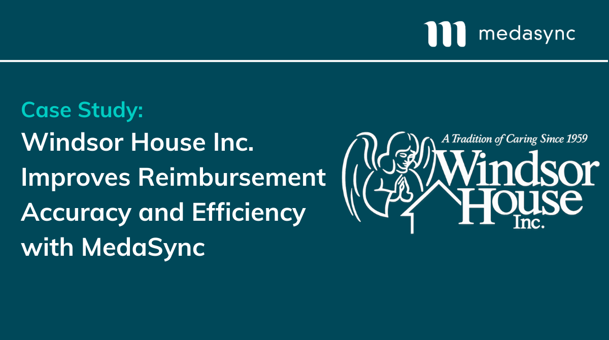 Windsor House Inc. logo featured in the case study ‘Windsor House Improves Reimbursement Accuracy and Efficiency with MedaSync