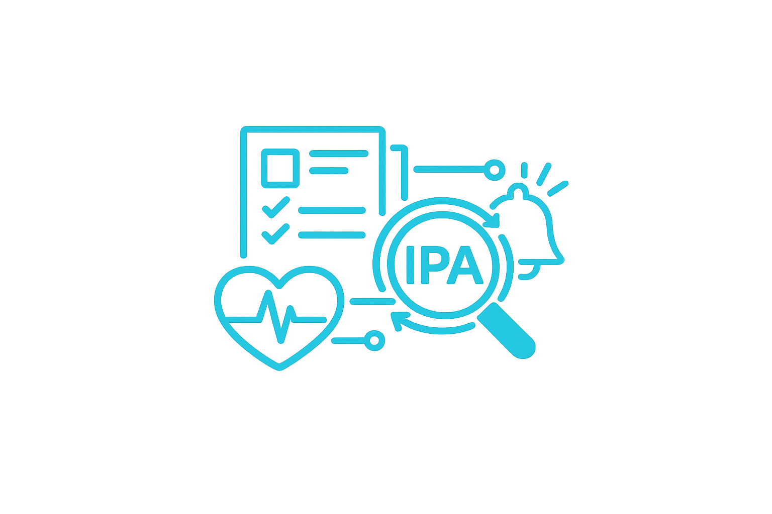 IPA detection engine icon illustrating automated identification of documentation supported PDPM changes