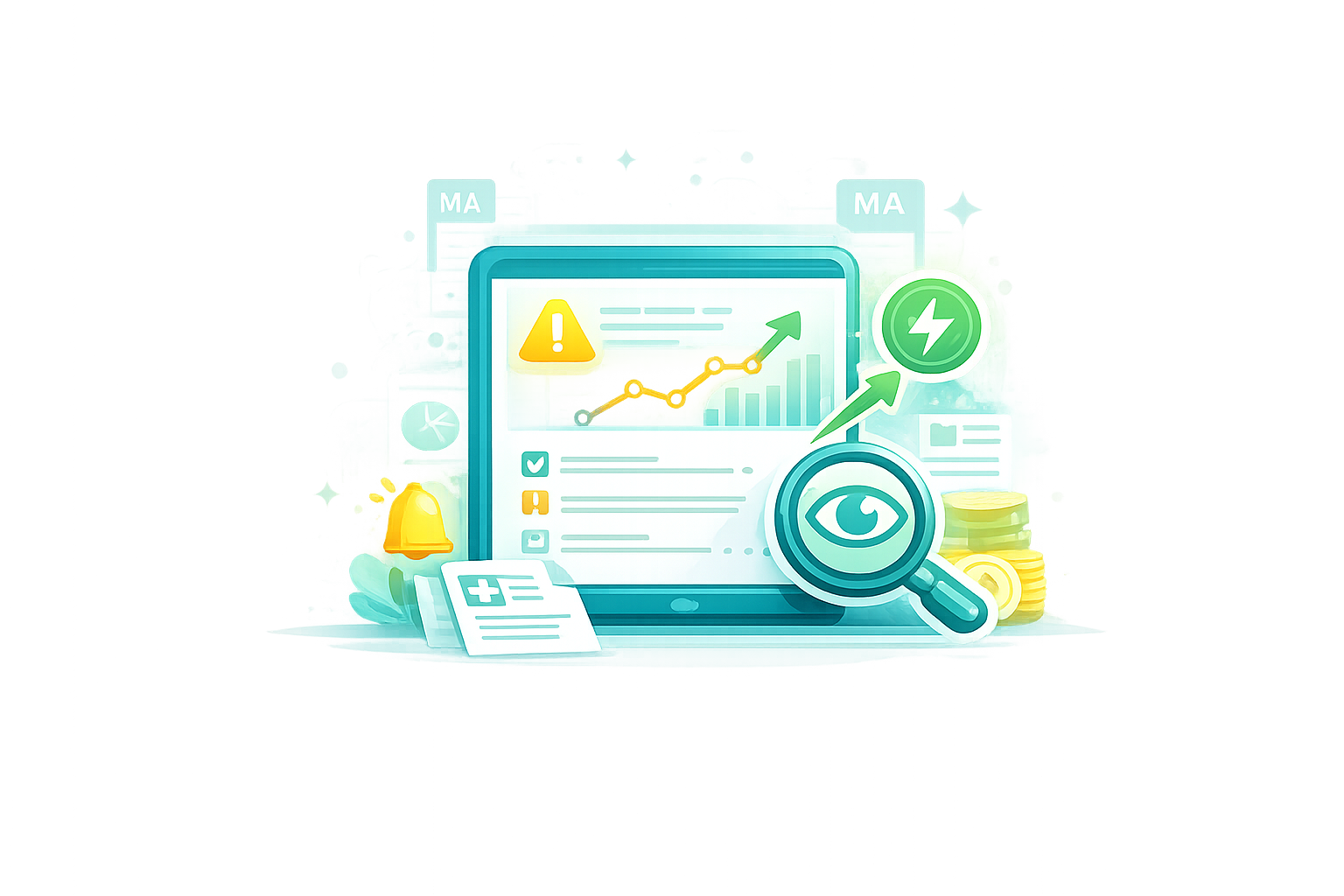 Real-time Medicare Advantage reimbursement insights surfaced by payer-aware AI