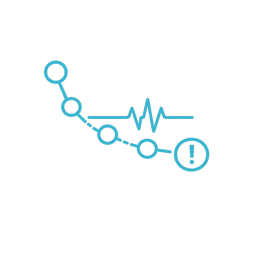 Icon representing early detection of functional decline in skilled nursing residents